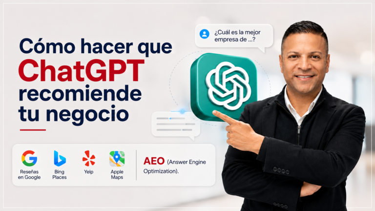 Cómo hacer que ChatGPT recomiende tu negocio